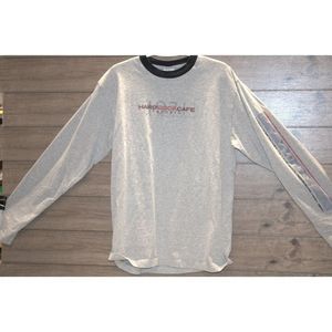 Vintage Hard Rock Café Toronto Gray Long Sleeve Tee size Large